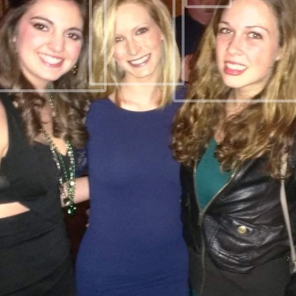 Free People Bodycon XS/S NAVY - Picture 5 of 7